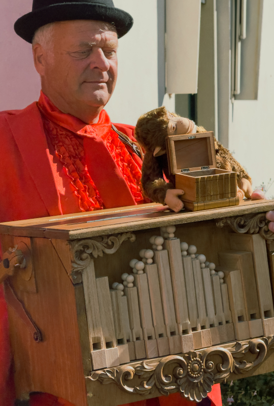 Buikorgel nostalgisch draaiorgel