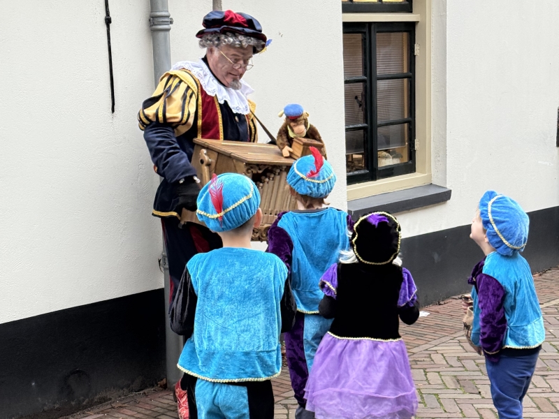 Op Piet op bezoek