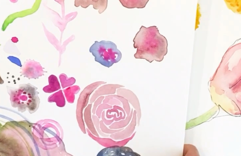 Bloemen schilderen met aquarel: eenvoudiger dan je denkt
