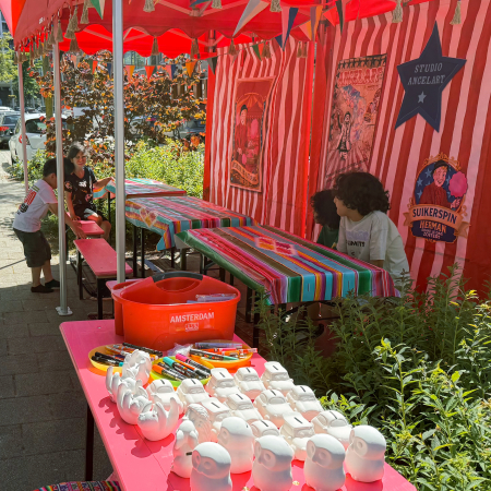 creatieve activiteiten kinderen op buurtfeest Rotterdam