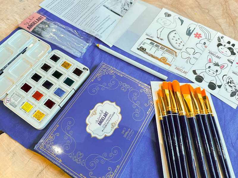 Aquarel start pakket Aquarelverf pakket voor beginners