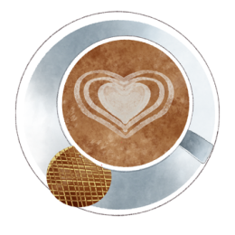 koffie leren schilderen