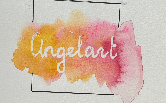 letters schilderen aquarel