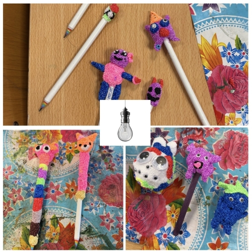 Potloodmonster maken  creatieve activiteiten voor festivals, winkelcentra, bedrijfsfeesten