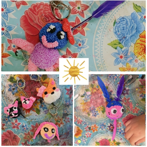 creatieve activiteiten voor festivals, winkelcentra, bedrijfsfeesten sleutelganger met foamkle