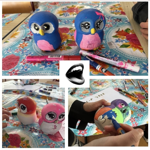 creatieve kinder workshop die je kunt inzetten voor festivals, winkelcentra Spaarpot beschilderen (acrylstiften)