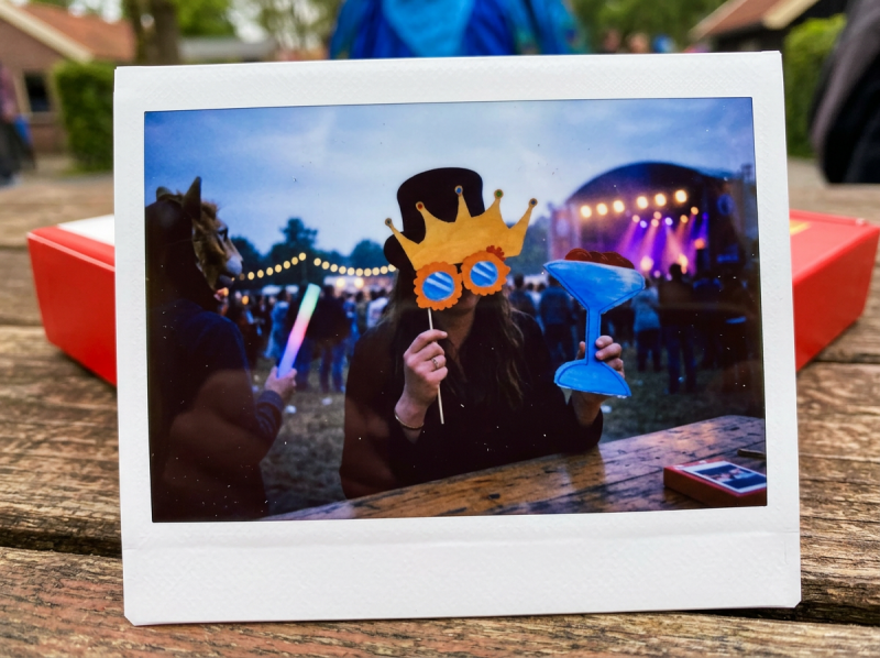 Polaroid fotograaf op jouw evenement