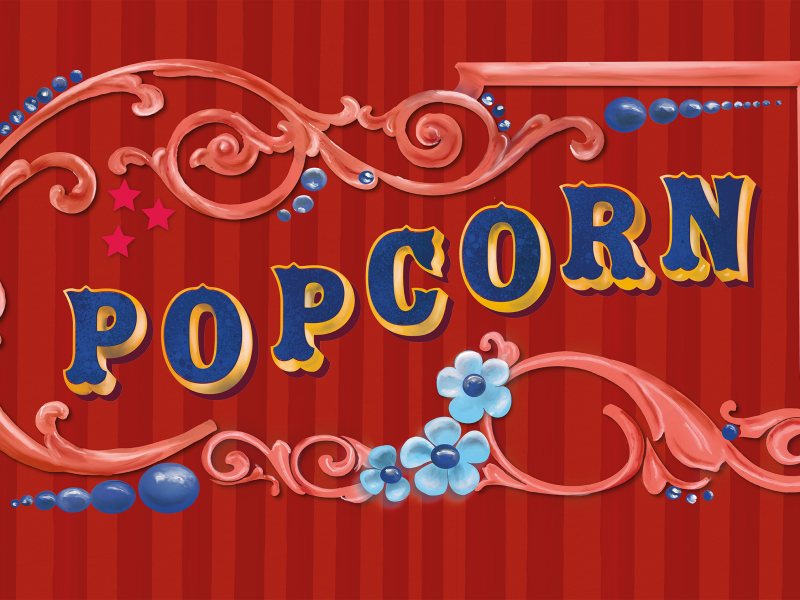 rode popcorntent rode popcorn tent van Herman