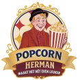 logo van herman's popcorntent