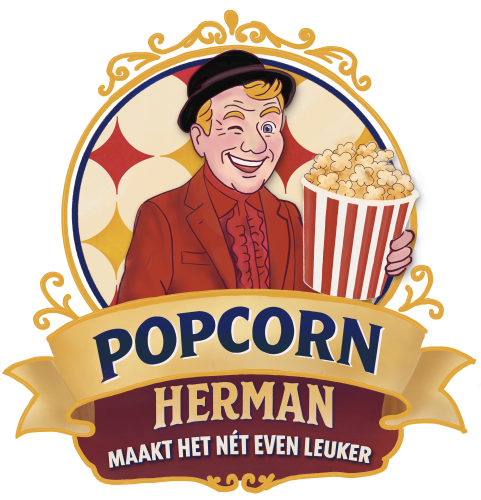 rode popcorn tent voor evenement