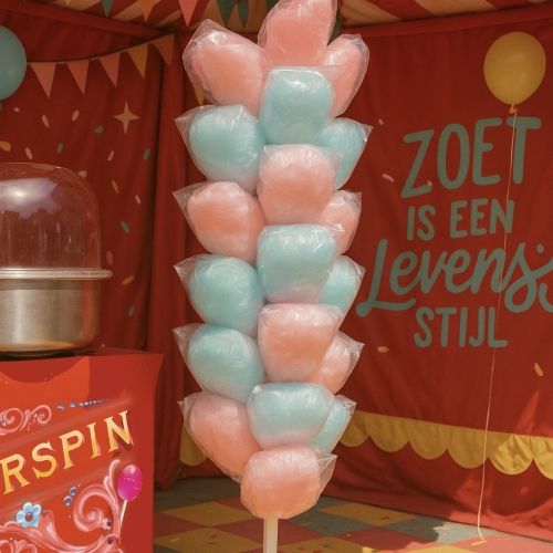 Suikerspin standaard  een gepersonaliseerde beleving