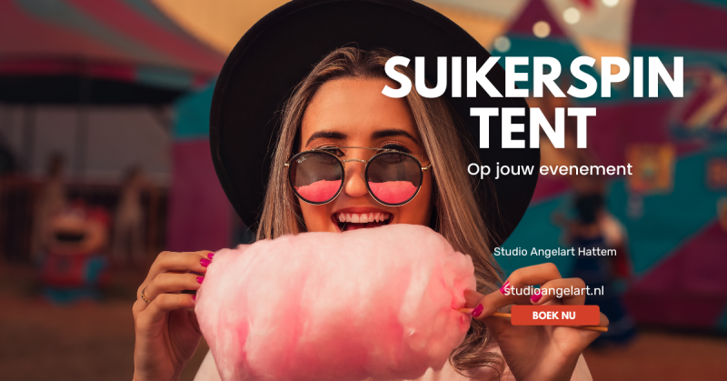 Suikerspinmachine huren met personeel voor jouw evenement