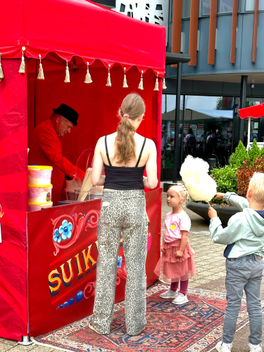 suikerspin kraam evenement