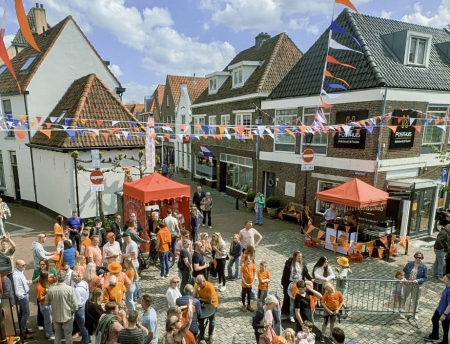 suikerspin op oranje feest oranje suikerspinnen op oranje evenement