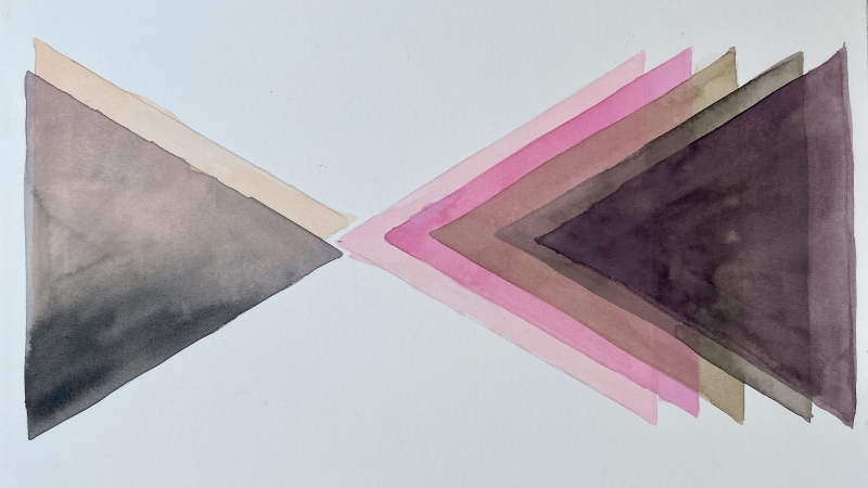 Kleur mengen met aquarel zonder stress: