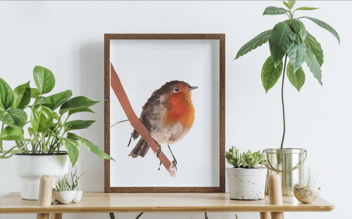 Vogels in aquarel door Angela Peters