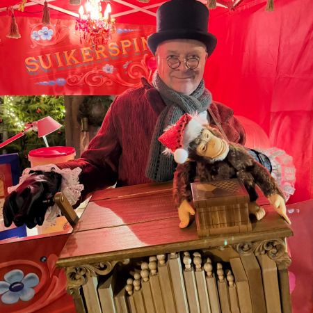 Winter evenement met nostalgische kerstliedjes Charles Dickens sfeer