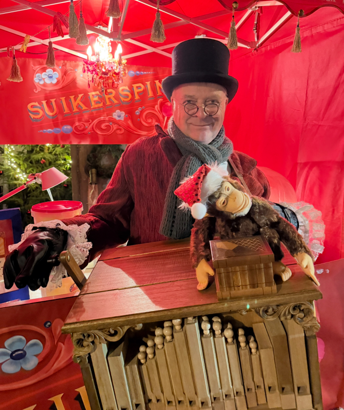 Winter evenement met nostalgische kerstliedjes Charles Dickens sfeer