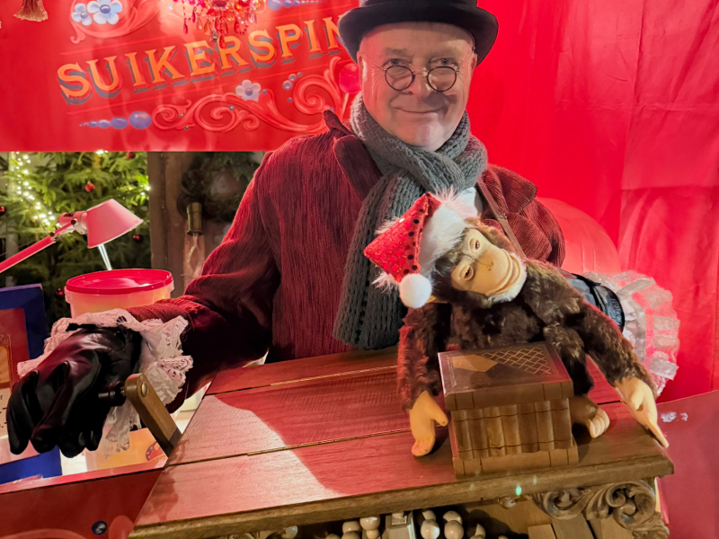 Winter evenement met nostalgische kerstliedjes Charles Dickens sfeer