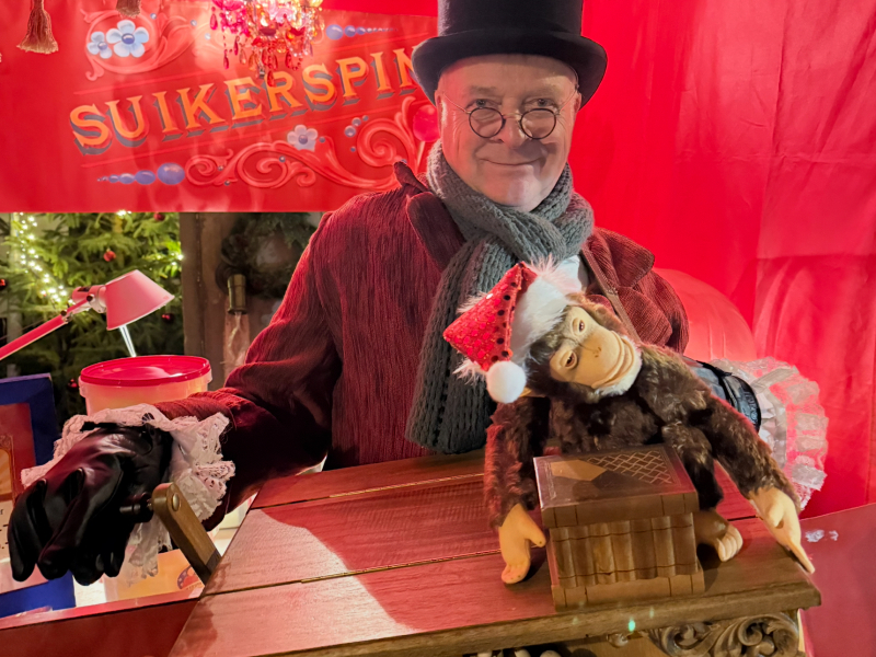 Winter evenement met nostalgische kerstliedjes Charles Dickens sfeer