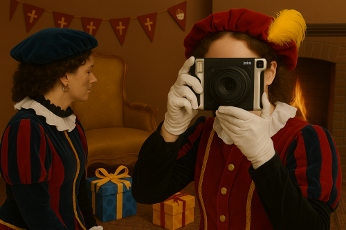 De Polaroid Pietjes Sfeervol Sinterklaasdecor voor winkelcentrum Trek bezoekers aan, boost je zichtbaarheid