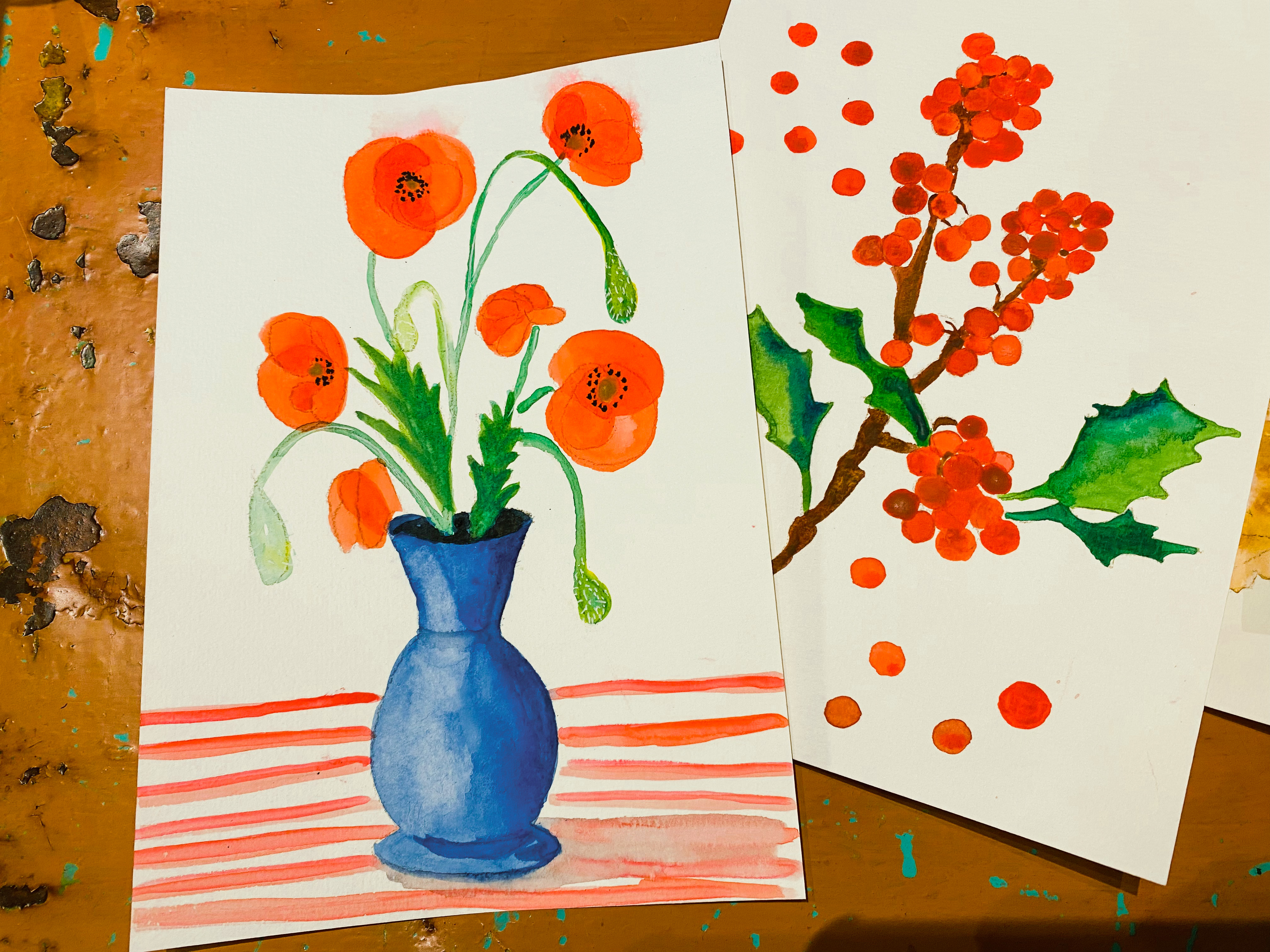 flora aquarel cursus online aquarel workshop