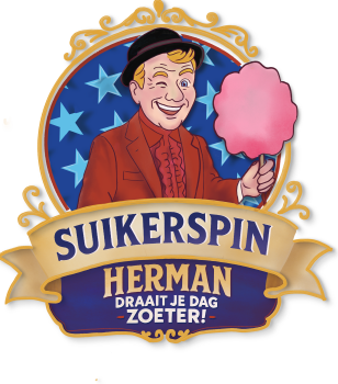 Suikerspin tent Herman suikerspin