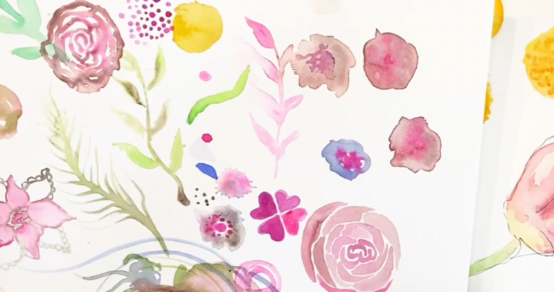 aquarelcursus voor beginners.