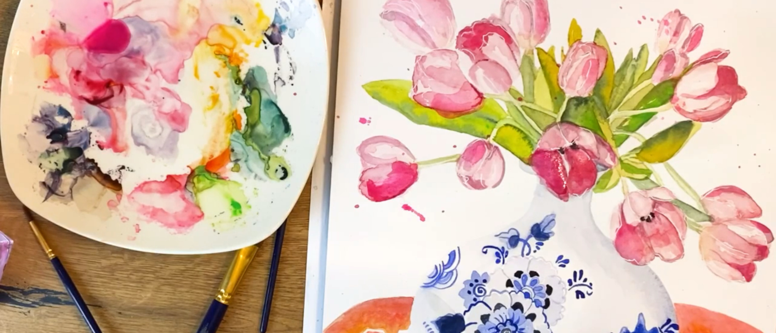 Creatieve ontspanning: hoe aquarelleren rust in je hoofd brengt