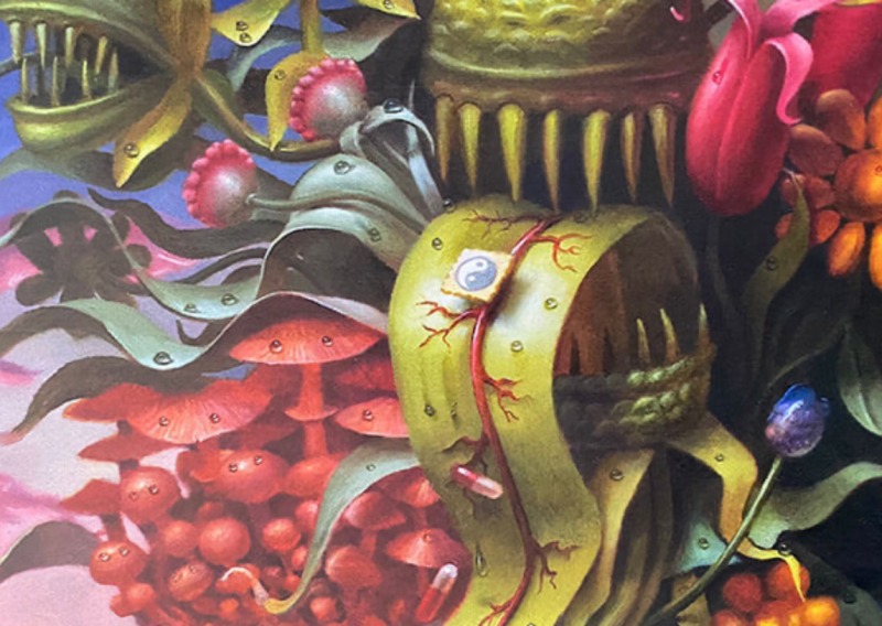 Detail van schilderij Daniel Douglas