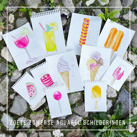 Zomerse aquarel cursus