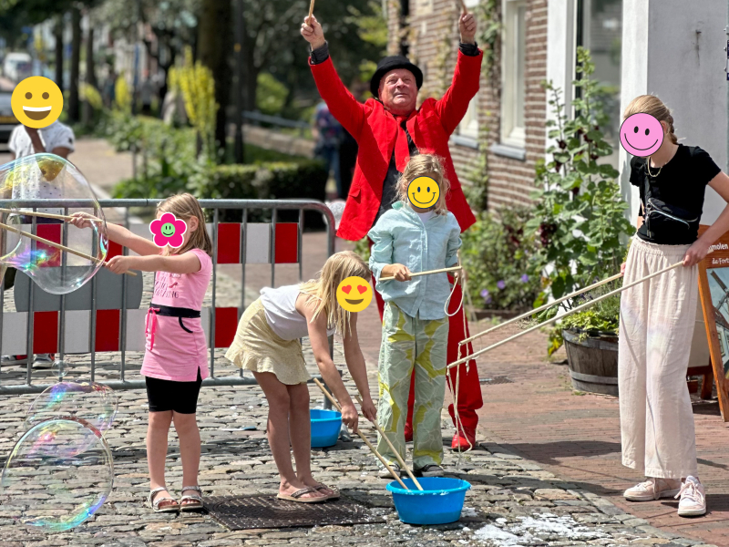 Bellenblaas artiest Zwolle Hattem