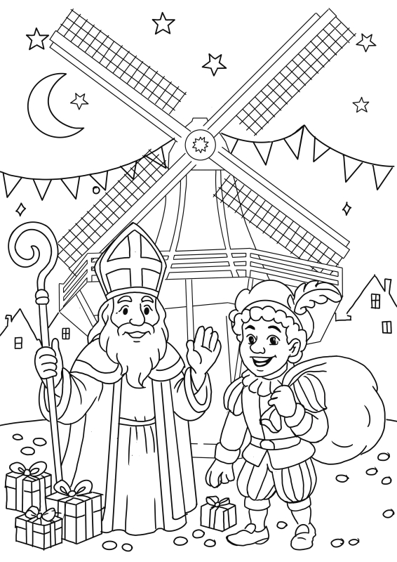 Sinterklaas kleurplaat actie: dé publiekstrekker voor jouw winkelcentrum of stad