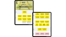 overzicht van onze hormoonvriendelijke en vrouwspecifieke trainingsprogrammas
