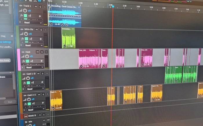 Zakelijke podcast laten maken voor bedrijven, montage
