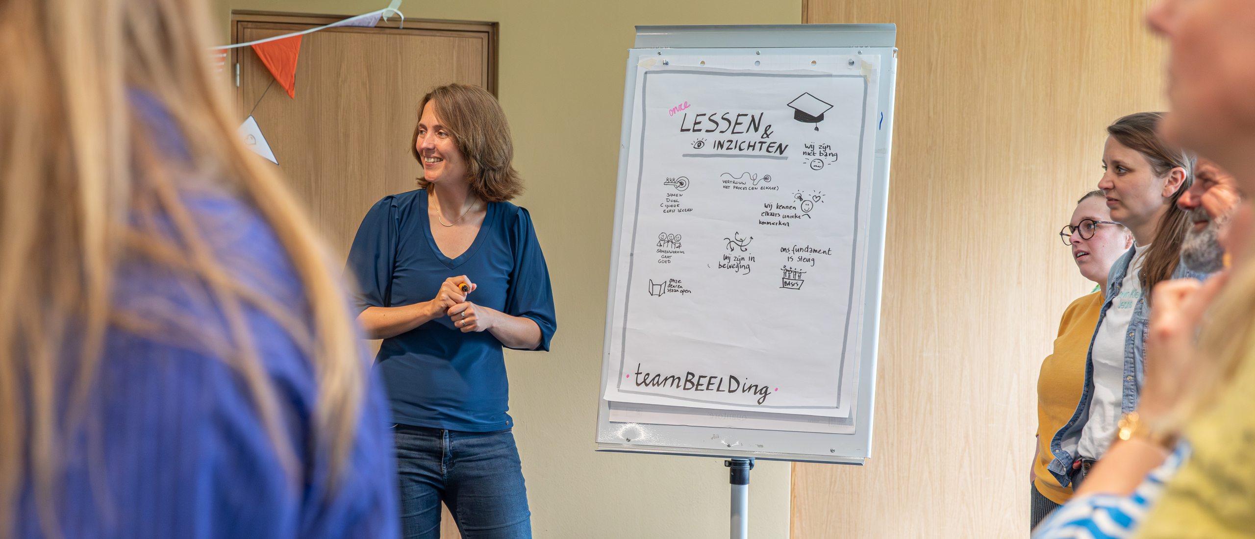 Maaike Vegter geeft workshop