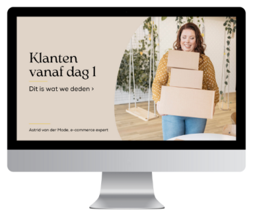 Kickstart je webshop masterclass