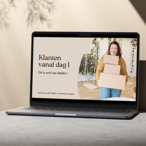 Kickstart je webshop masterclass