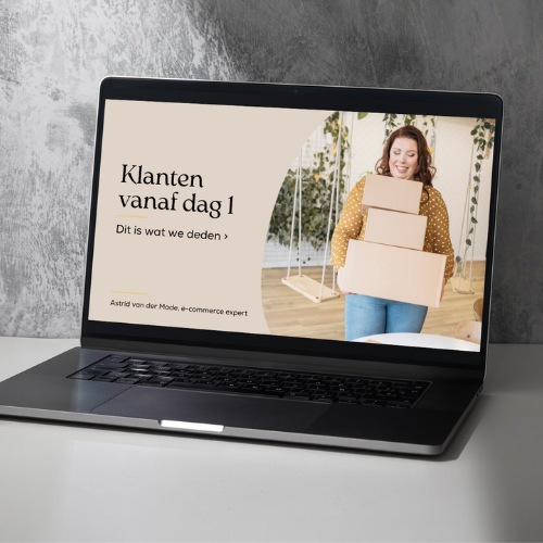 Kickstart je webshop masterclass