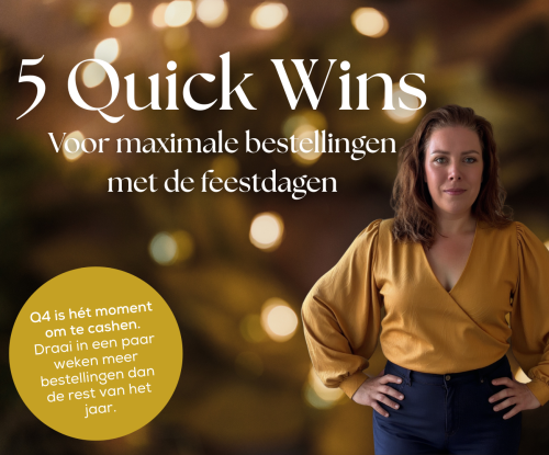 quick wins voor maximale bestellingen met de feestdagen