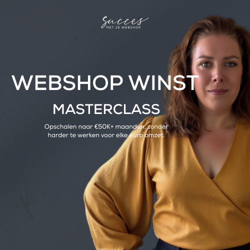 De Webshop Winst Masterclass