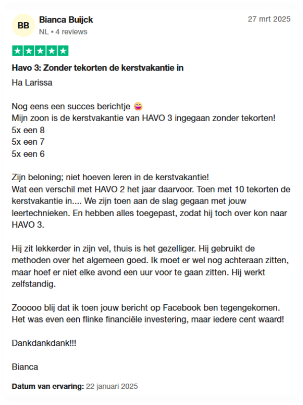 reviews succesvolleren.nl