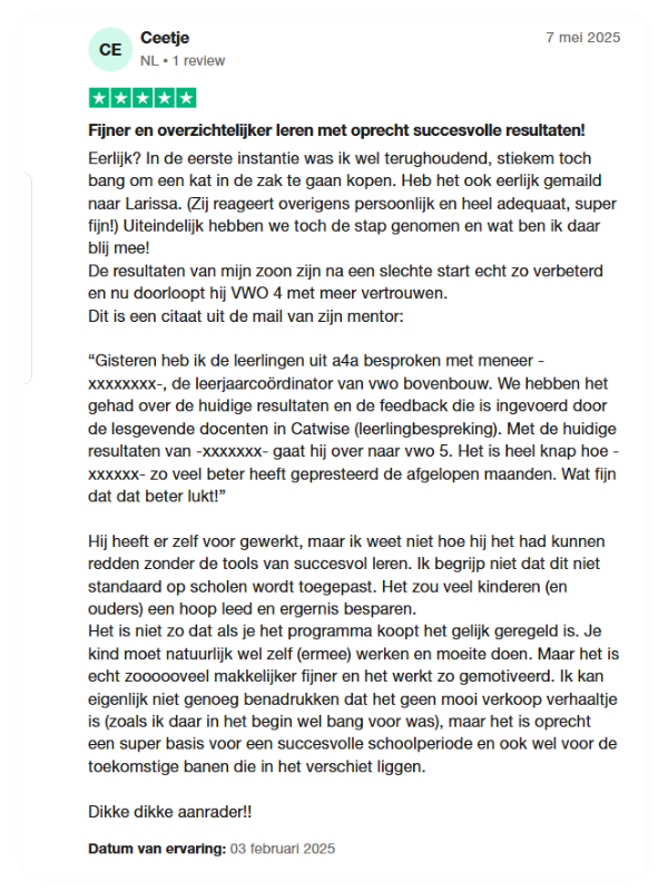 reviews succesvolleren.nl