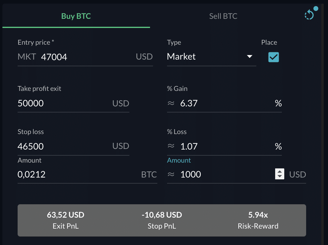 FTX trading terminal FTX crypto trading