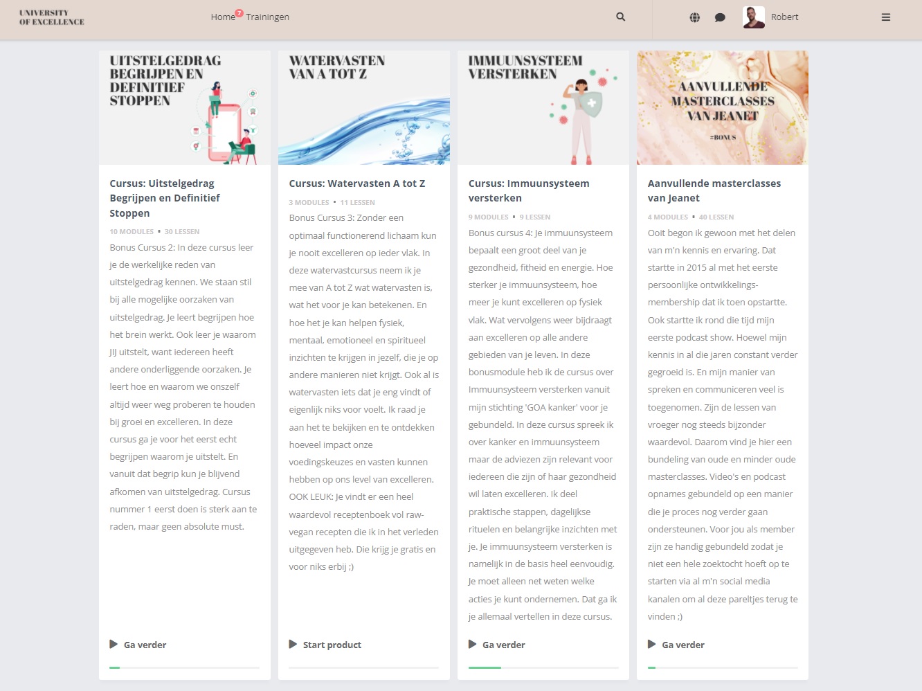 University of Excellence overzicht 3