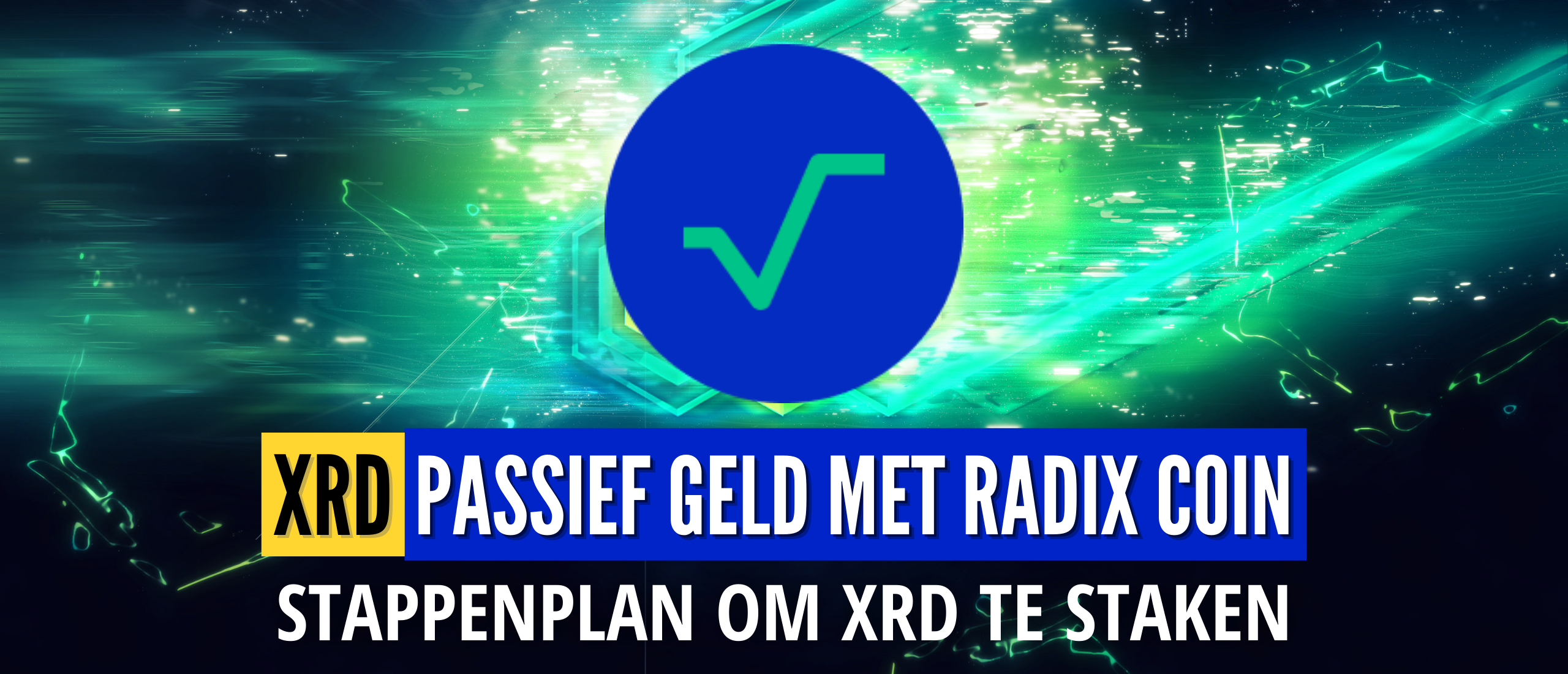 Radix Coin (XRD) Staken Binnen Eigen Wallet – In 5 Stappen Plan