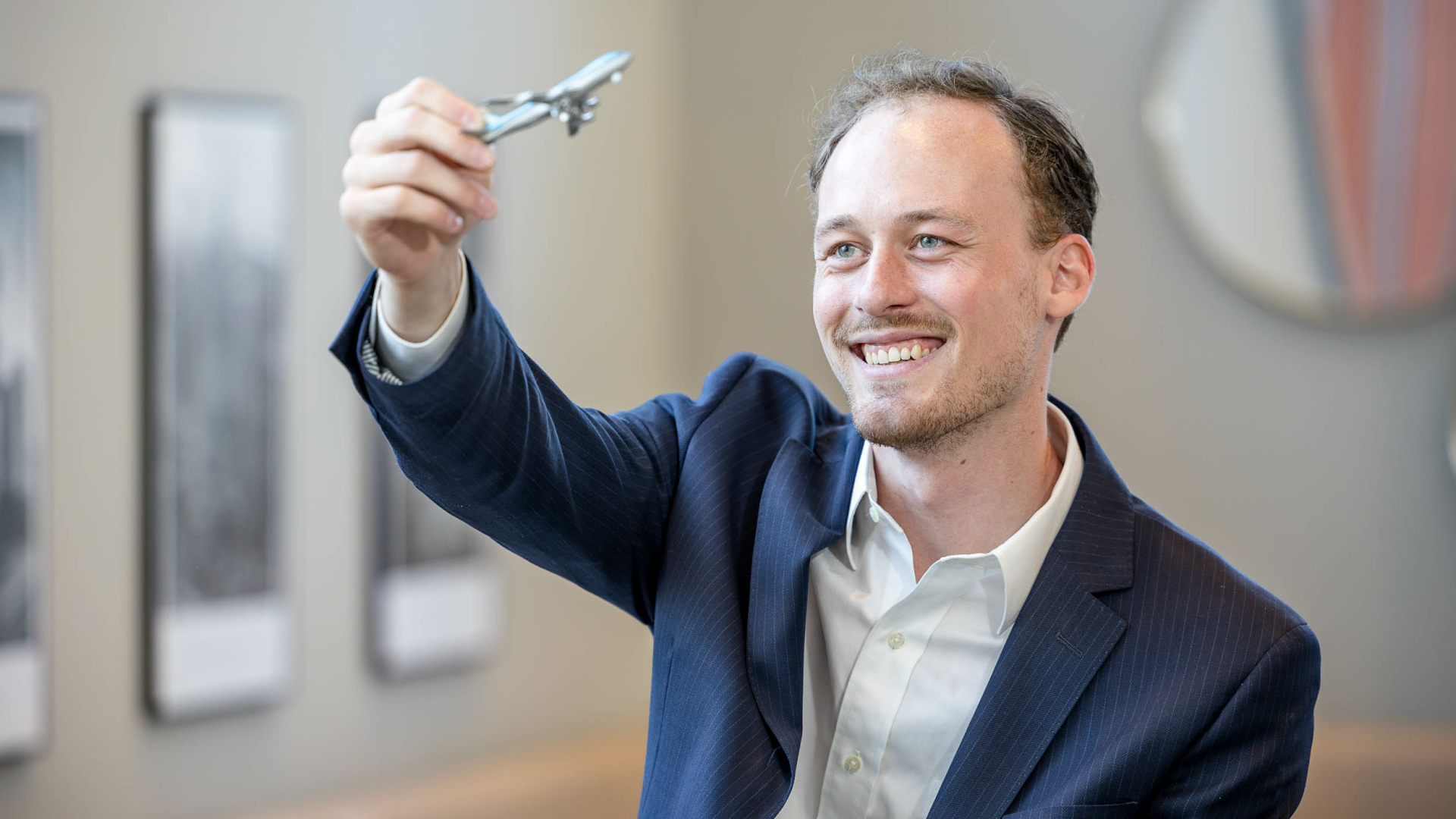 Deze foto laat de hobby van Tobias Hagenouw zien