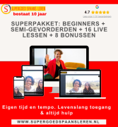 snel en makkelijk spaans leren met 16 weken begeleiding