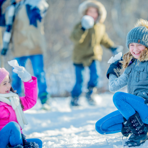 kinderfeestje in de winter