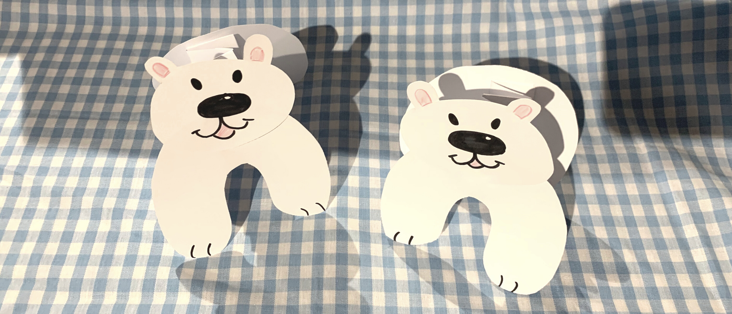 ijsbeer knutselen van papier